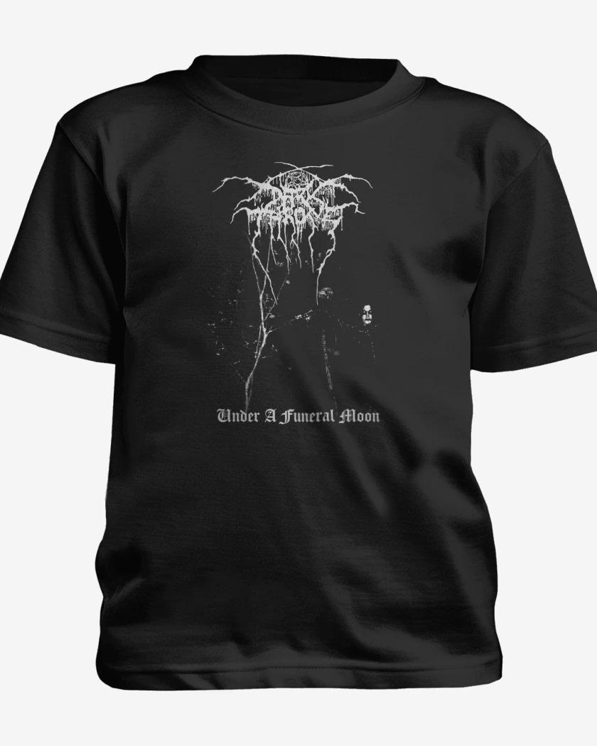 Polera de niño Negro de Darkthrone Under a Funeral Moon