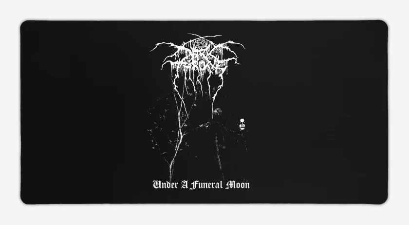 Mouse pad Gamer Darkthrone Under a Funeral Moon