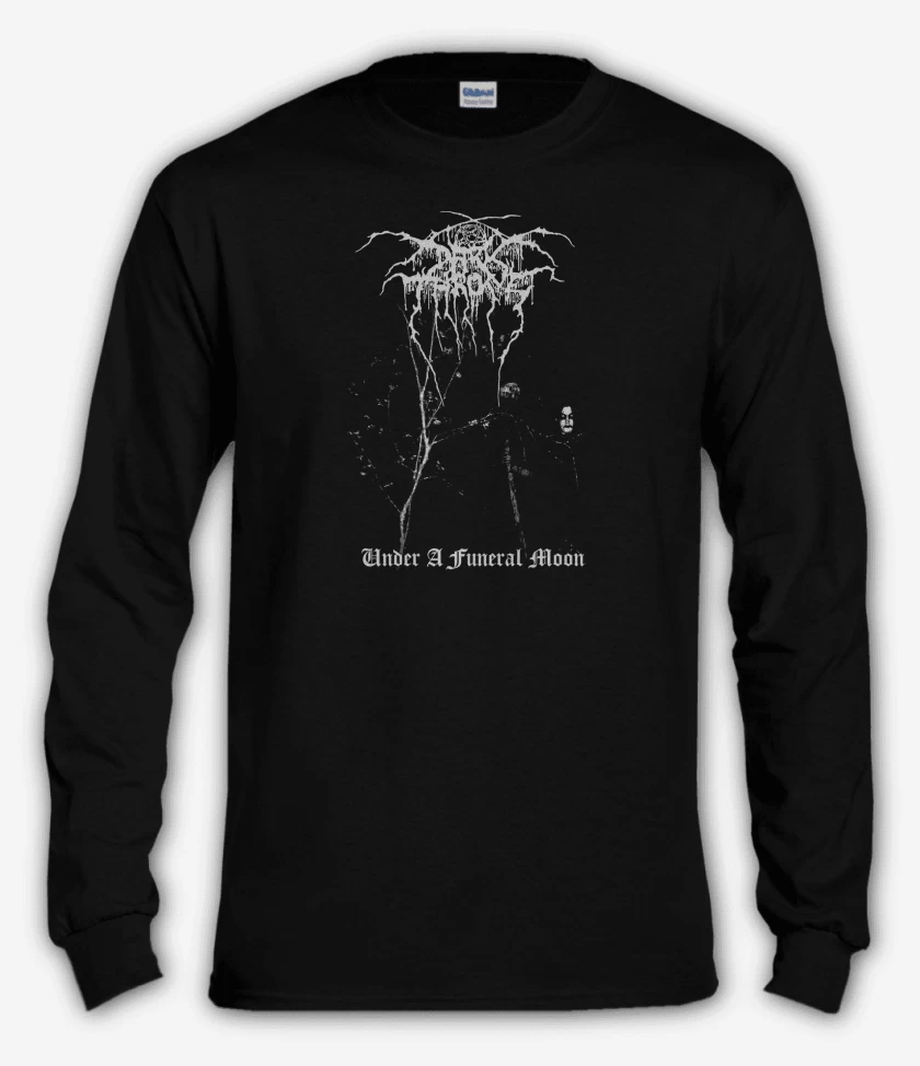 Polera manga larga Darkthrone Under a Funeral Moon
