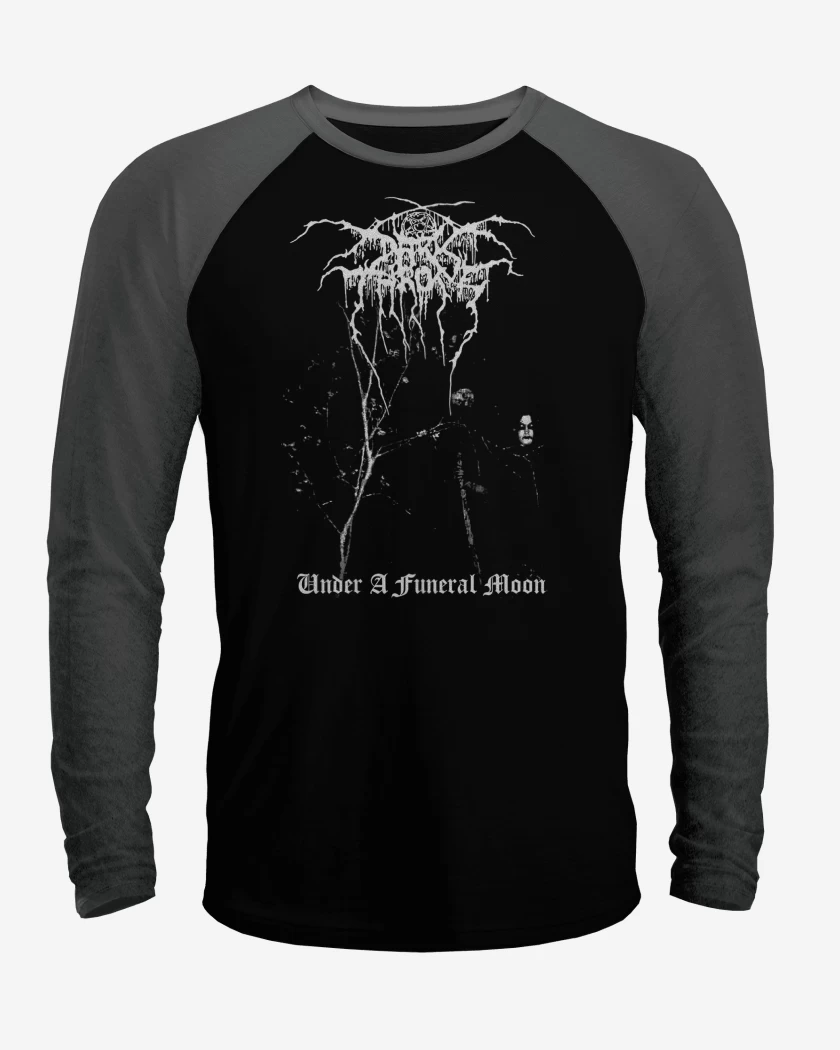 Polera Raglan Darkthrone Under a Funeral Moon