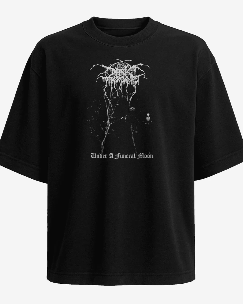 Polera Oversize Darkthrone Under a Funeral Moon