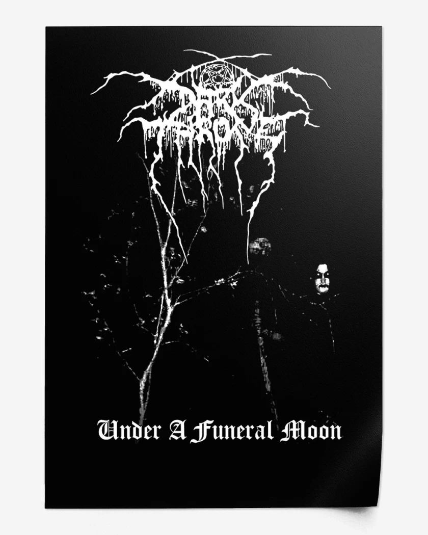 Print Darkthrone Under a Funeral Moon