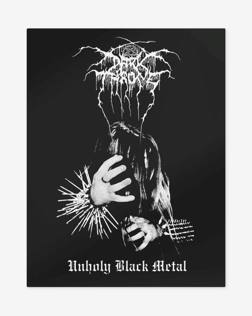 Print metalico Darkthrone Unholy Black Metal
