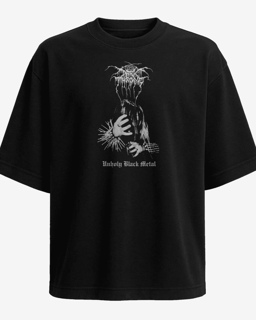 Polera Oversize Darkthrone Unholy Black Metal