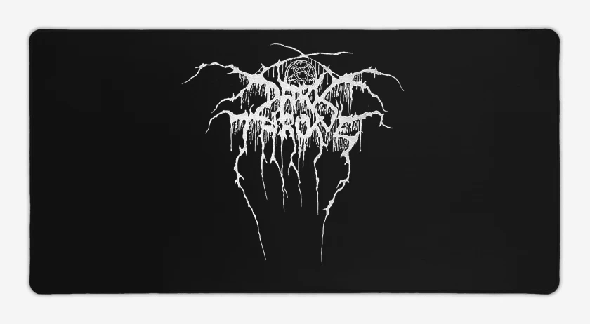 Mouse pad Gamer Negro de Darkthrone Logo