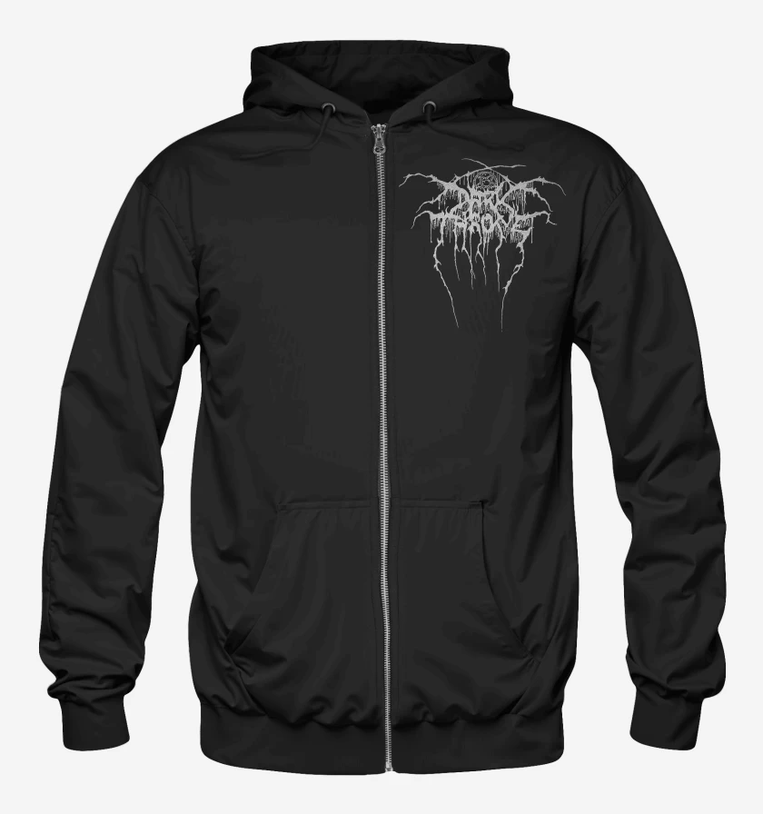 Poleron Canguro con cierre Darkthrone Logo