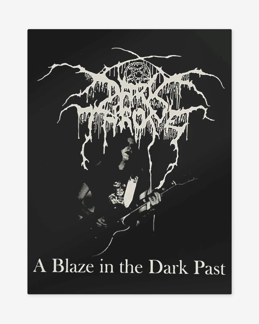 Print metalico Darkthrone A Blaze in the Dark Past