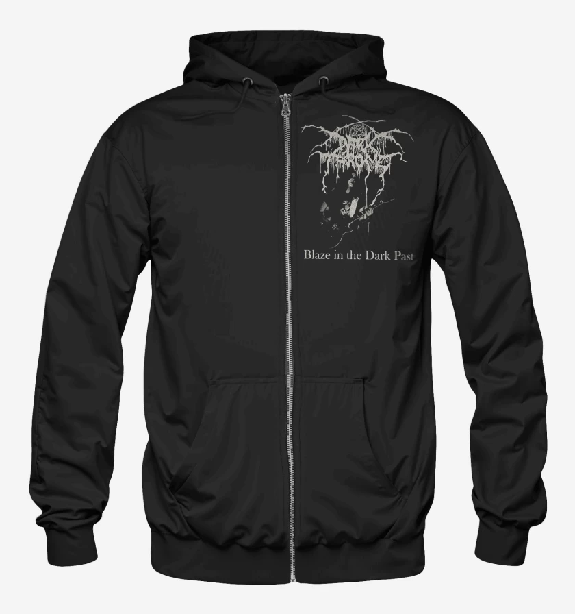 Poleron Canguro con cierre Darkthrone A Blaze in the Dark Past