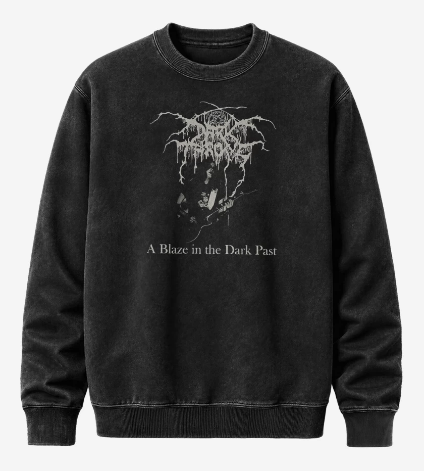 Poleron Polo Acid Wash Darkthrone A Blaze in the Dark Past