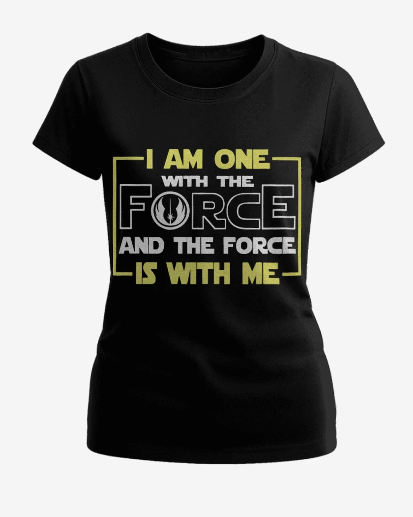 Polera de Mujer I am one with the force