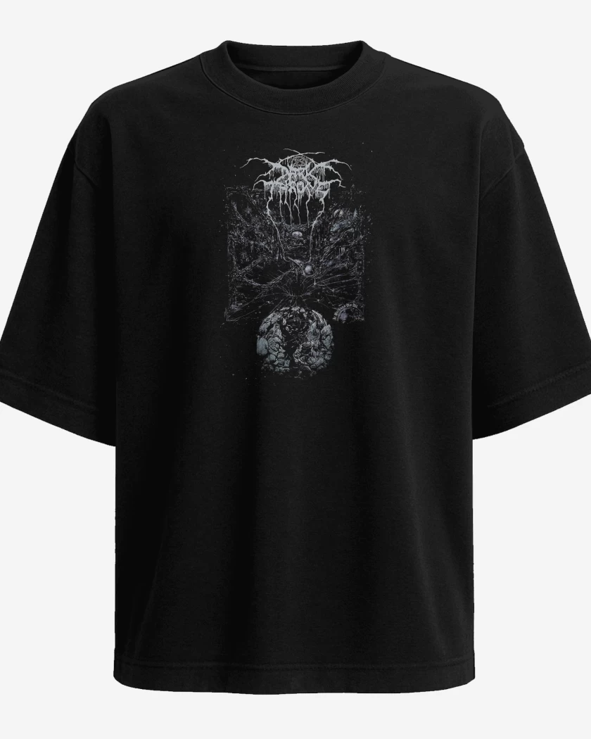 Polera Oversize Negro de Darkthrone It Beckons Us All