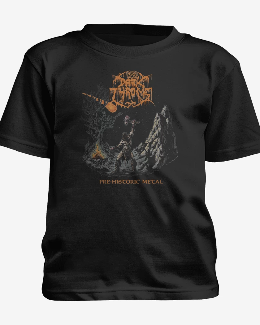 Polera de niño Negro de Darkthrone Prehistoric Metal