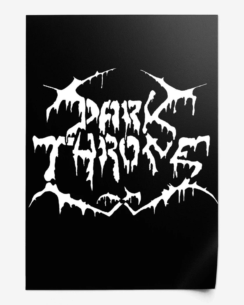 Print Darkthrone Old Logo B