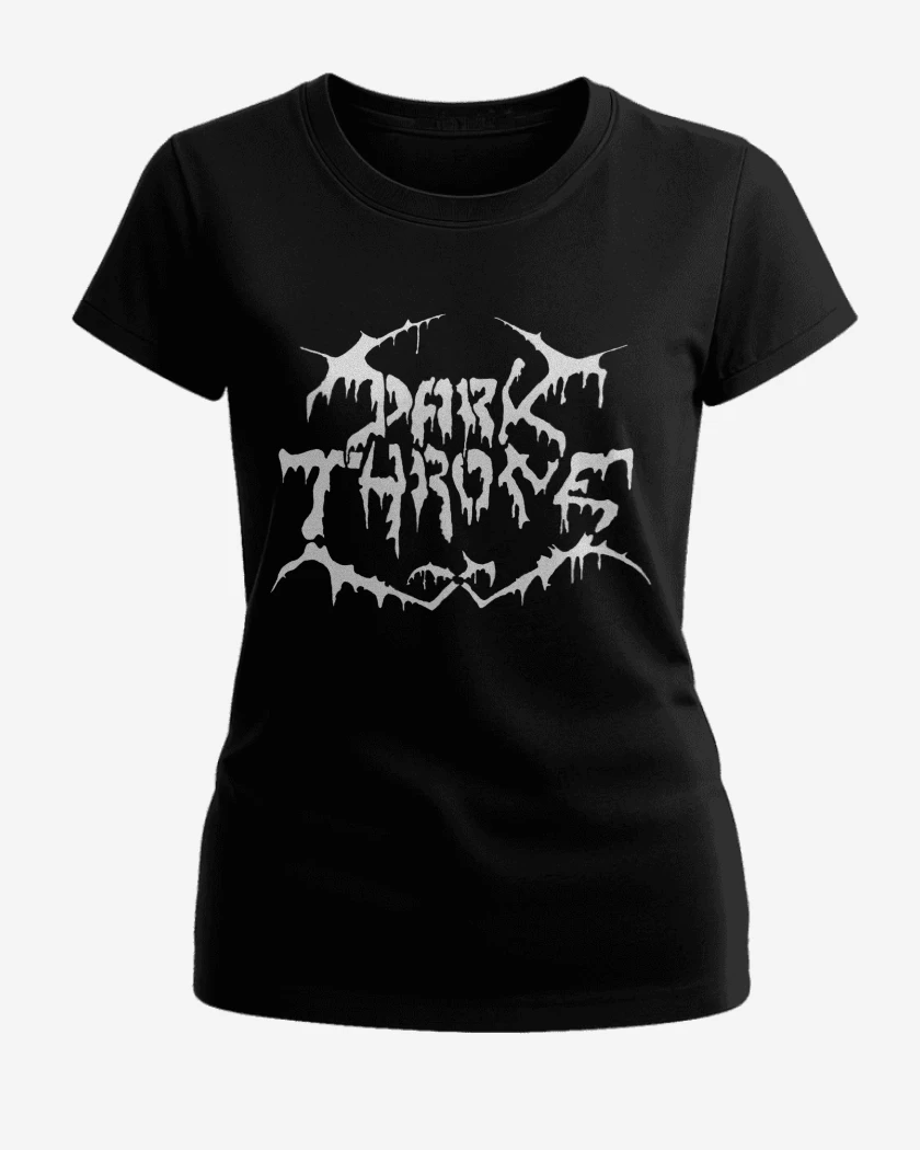 Polera de Mujer Negro de Darkthrone Old Logo B