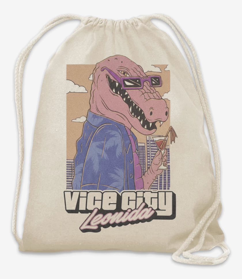 Mochila Blanco de GTA VI Vice City Leonidas