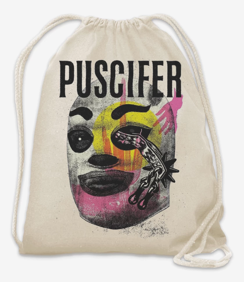 Mochila Blanco de Puscifer Lucha Libre Mask