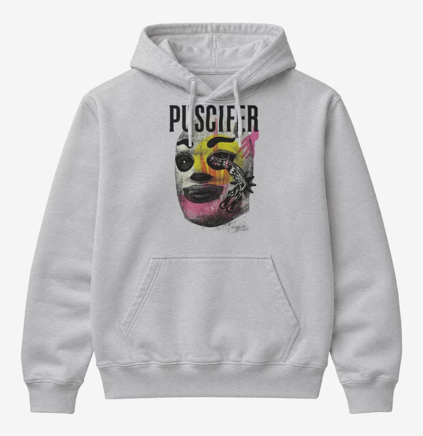 Poleron Canguro básico Puscifer Lucha Libre Mask