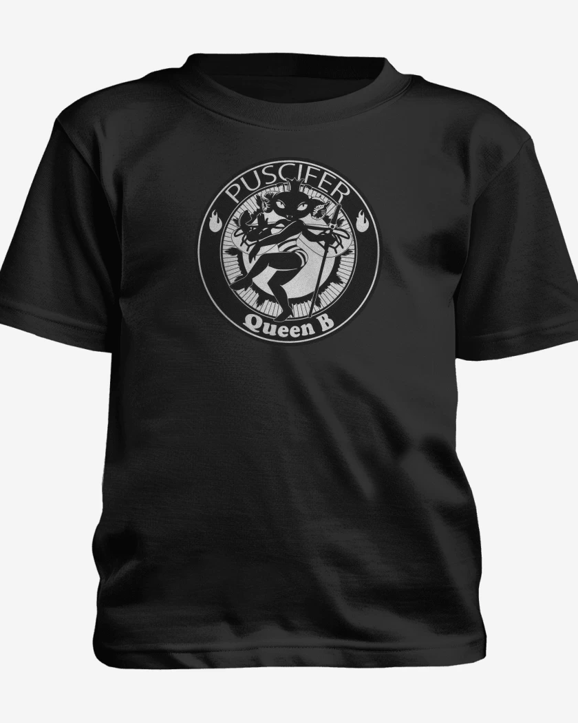 Polera de niño Negro de Puscifer Queen B