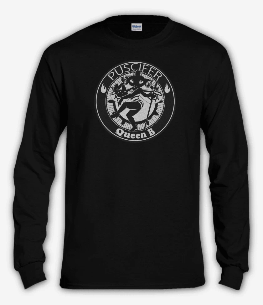 Polera manga larga Negro de Puscifer Queen B