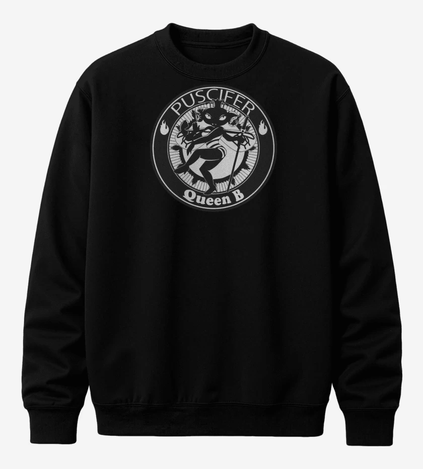 Poleron polo Negro de Puscifer Queen B