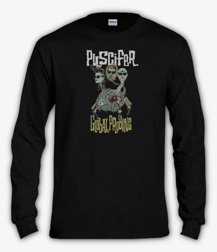 Polera manga larga Puscifer Global Probing