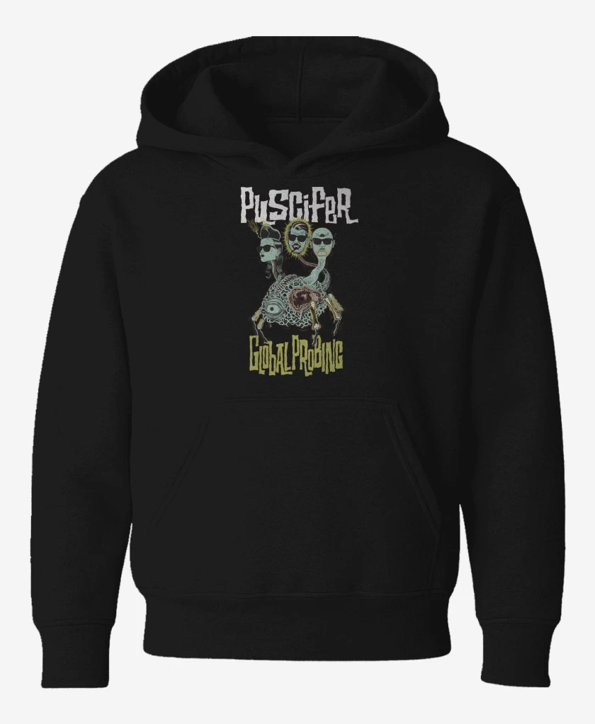 Poleron de niño Negro de Puscifer Global Probing