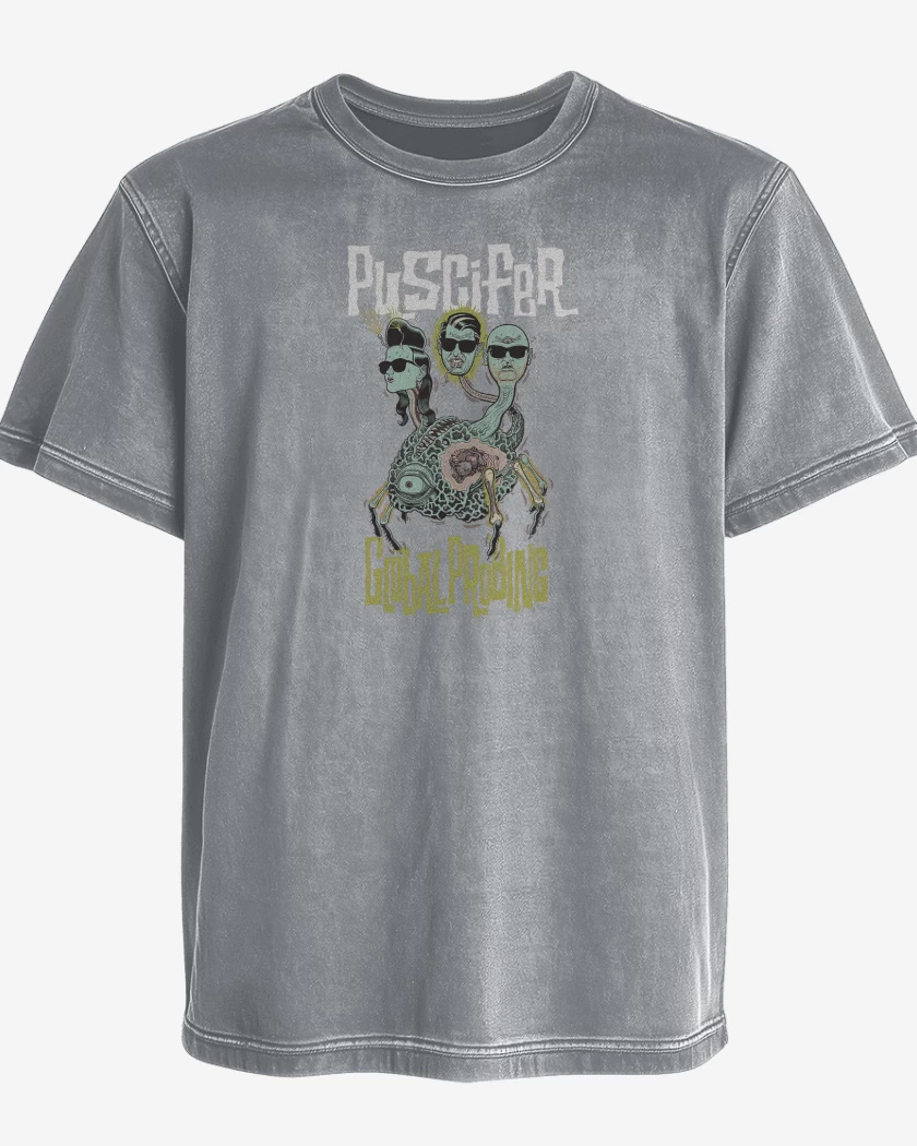 Polera desgastada Puscifer Global Probing