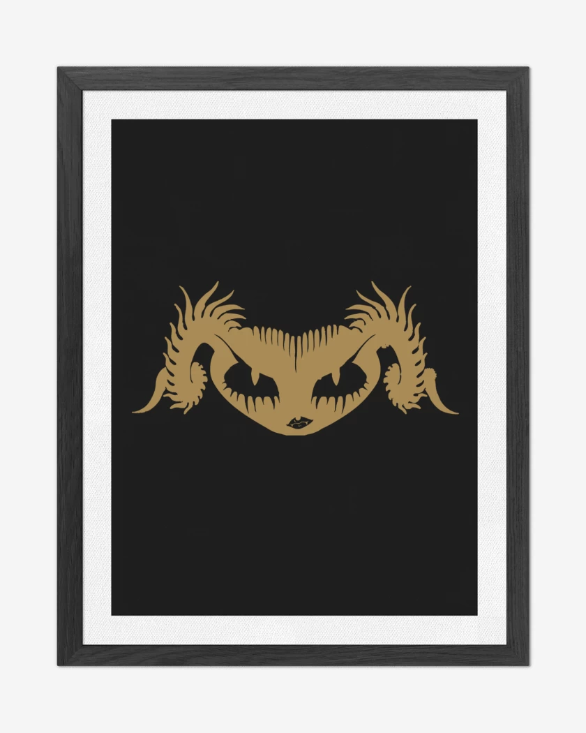 Cuadro decorativo Negro de Puscifer Logo 2025