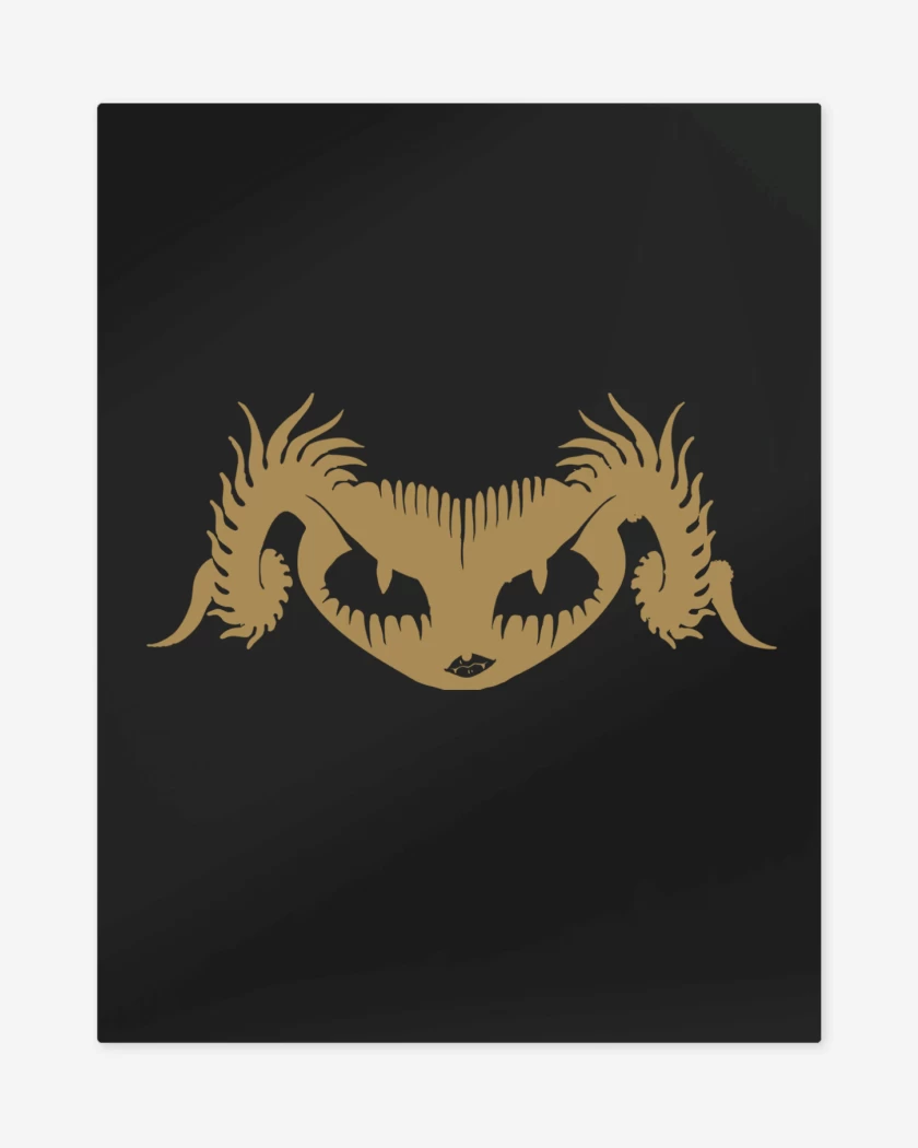 Print metalico Negro de Puscifer Logo 2025