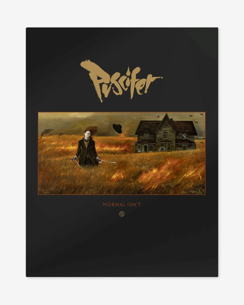 Print metalico Negro de Puscifer Normal Isnt
