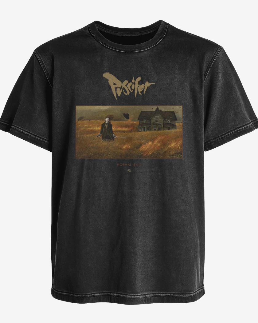 Polera desgastada Negro de Puscifer Normal Isnt