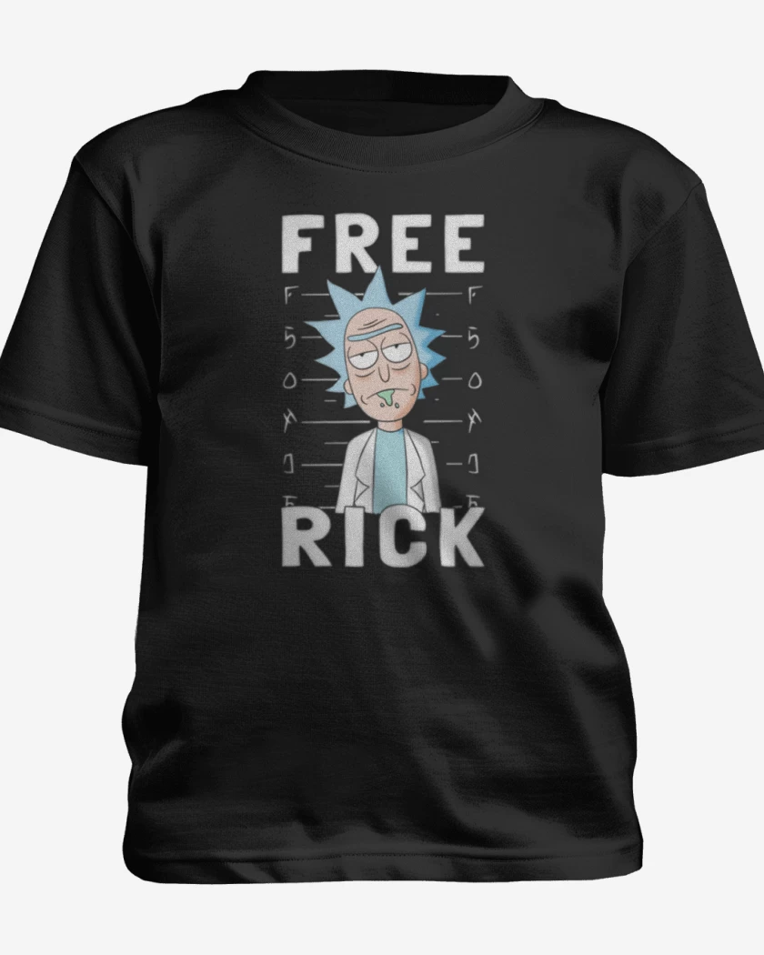 Polera de niño Negro de Free rick