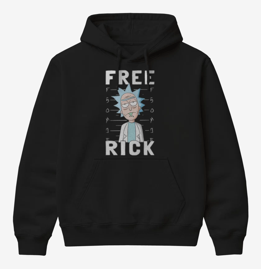 Poleron Canguro básico Negro de Free rick