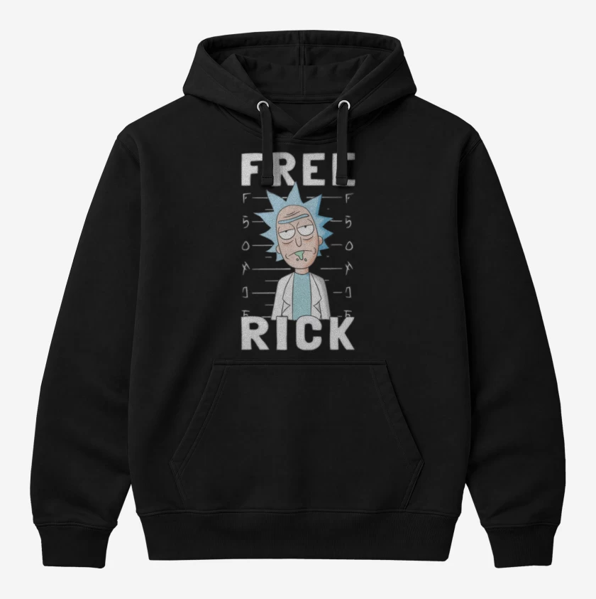 Polerón Canguro Negro de Free rick