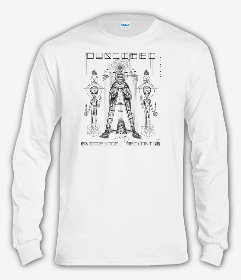 Polera manga larga Blanco de Puscifer Existencial Reckoning