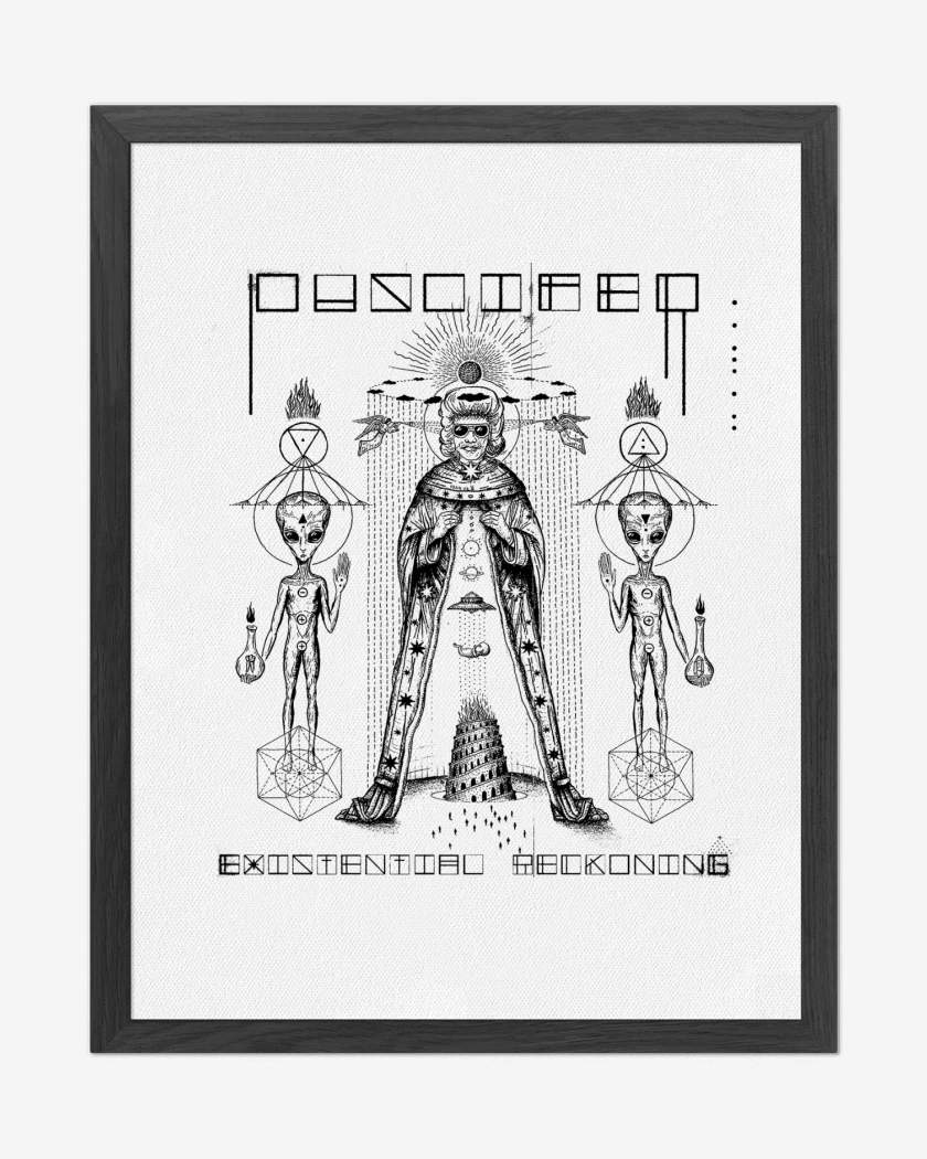Cuadro decorativo Blanco de Puscifer Existencial Reckoning
