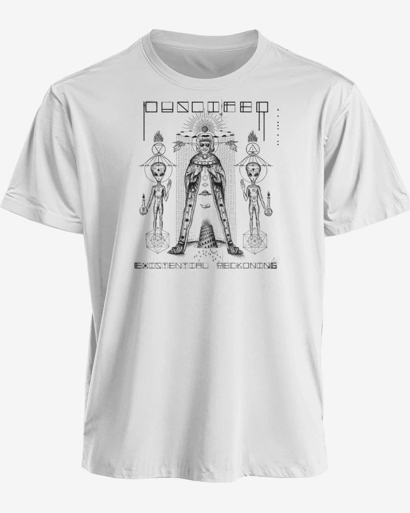 Polera premium Blanco de Puscifer Existencial Reckoning
