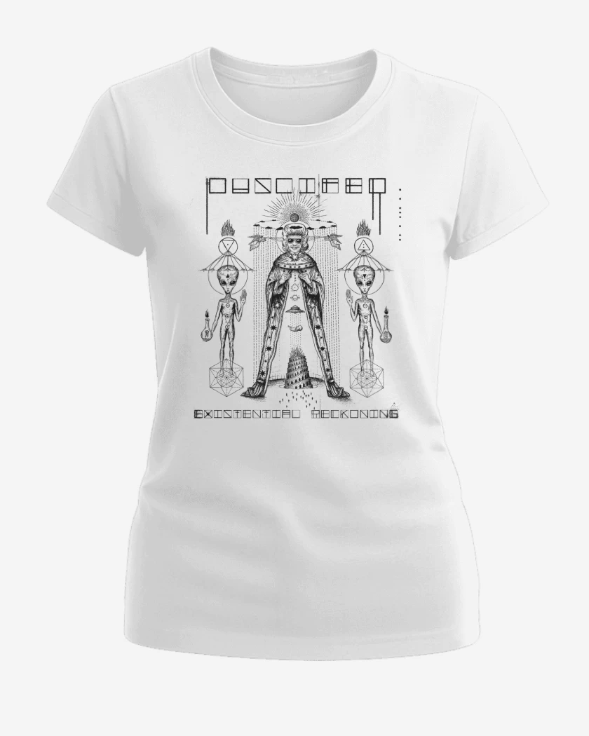 Polera de Mujer Blanco de Puscifer Existencial Reckoning