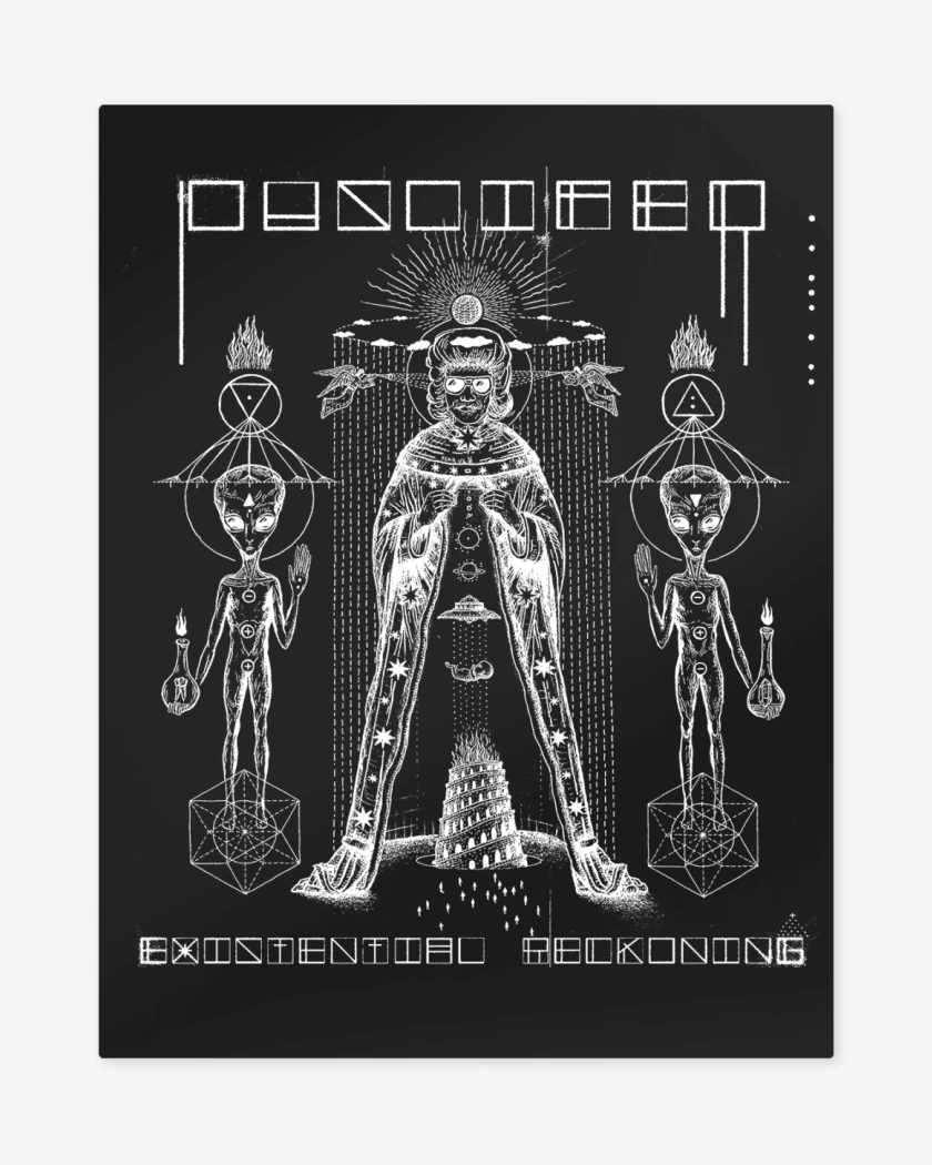 Print metalico Puscifer Existencial Reckoning B