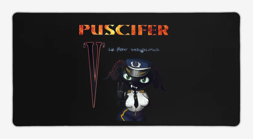 Mouse pad Gamer Negro de Puscifer V is For Va
