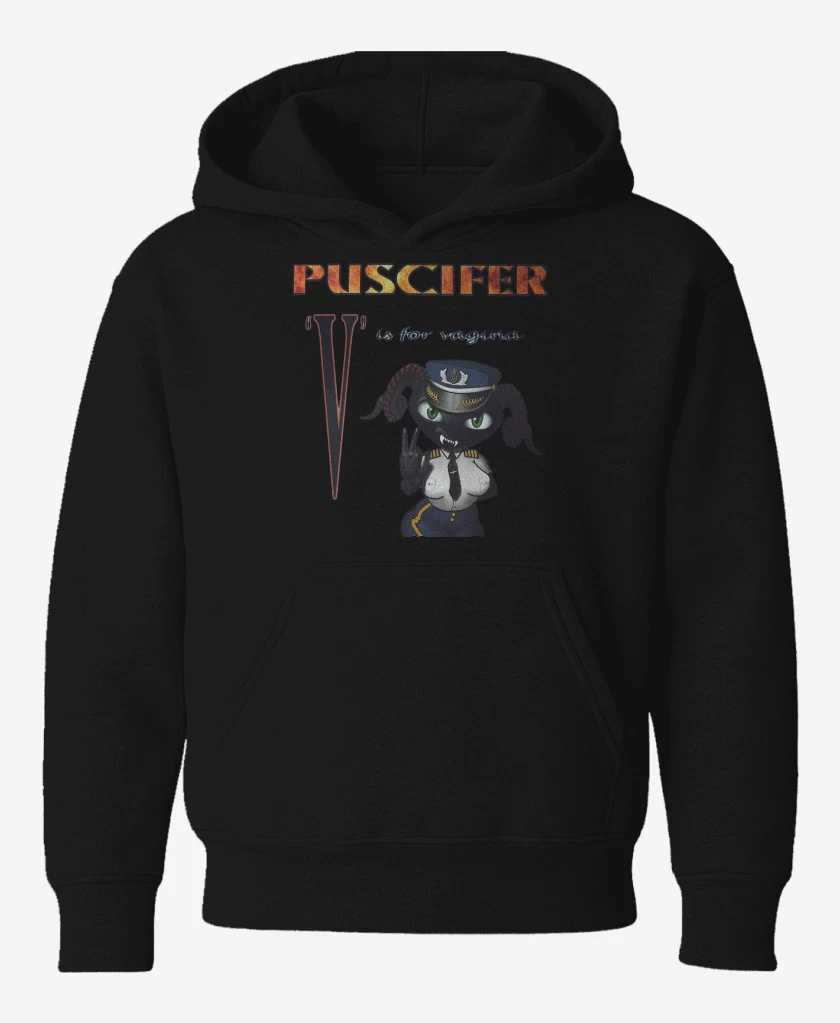 Poleron de niño Negro de Puscifer V is For Va