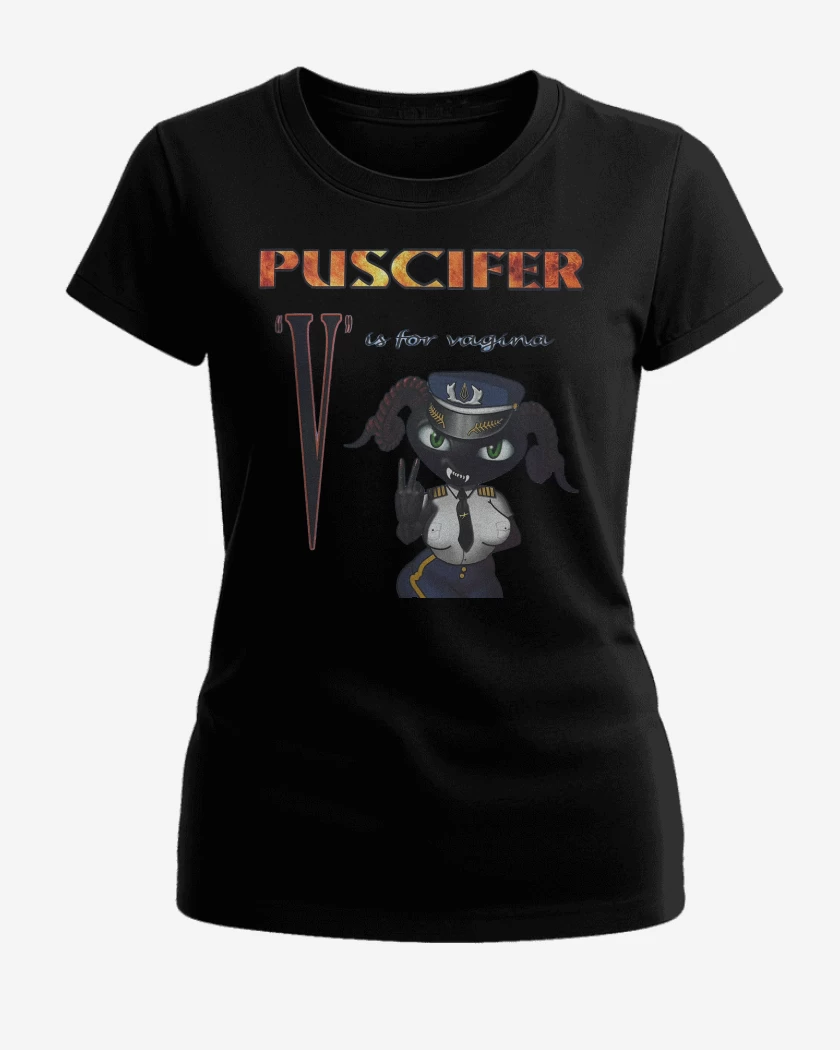 Polera de Mujer Negro de Puscifer V is For Va