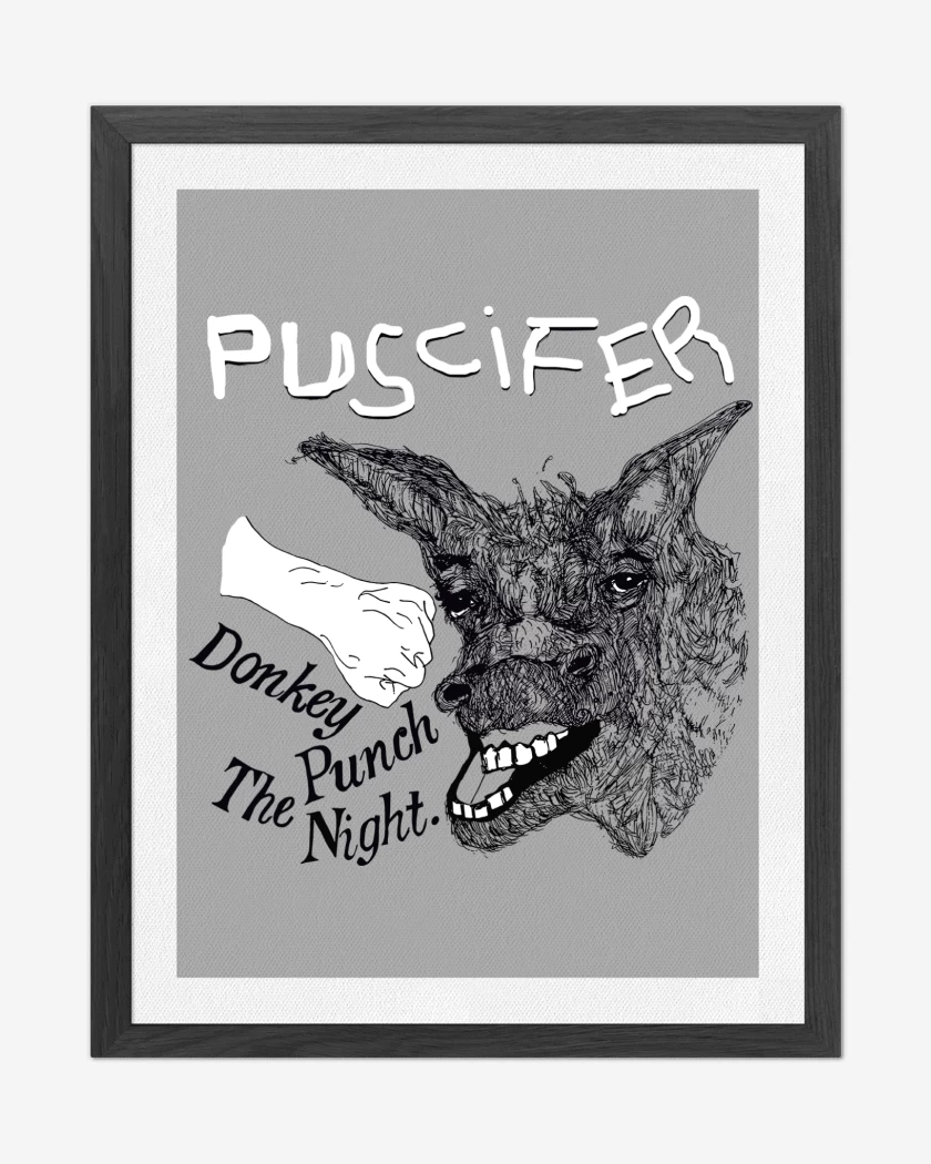 Cuadro decorativo Gris Melange de Puscifer Donkey Punch The Night