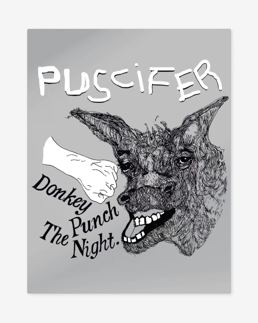 Print metalico Puscifer Donkey Punch The Night