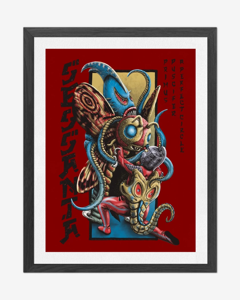 Cuadro decorativo Rojo de Puscifer A Perfect Circle Primus