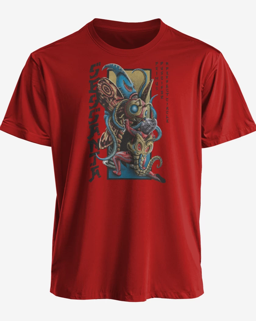 Polera premium Rojo de Puscifer A Perfect Circle Primus