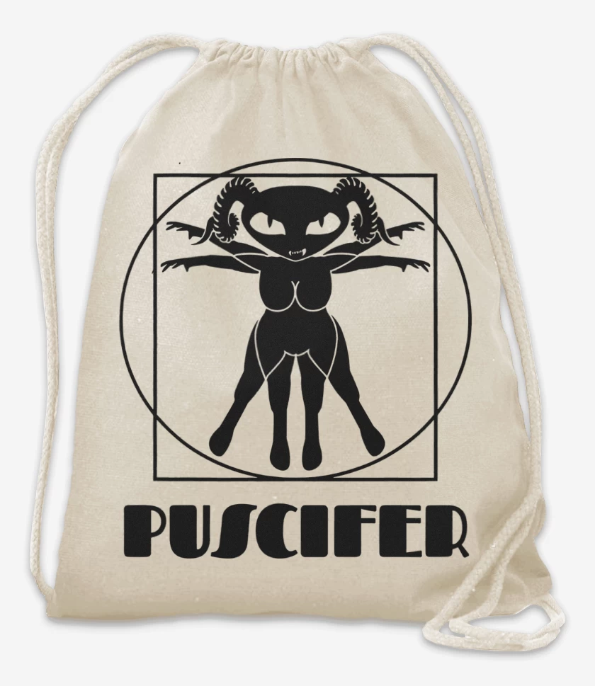 Mochila Blanco de Puscifer Vitruvio