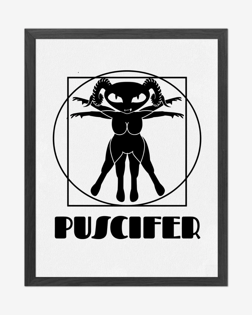 Cuadro decorativo Blanco de Puscifer Vitruvio