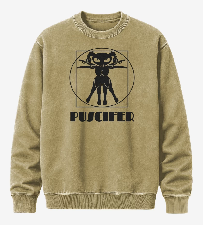 Poleron Polo Acid Wash Beige de Puscifer Vitruvio