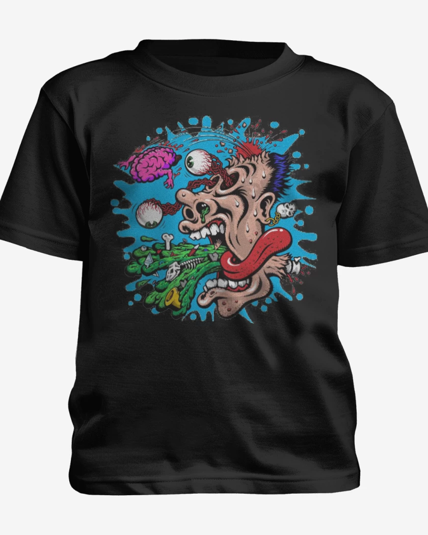 Polera de niño Negro de Kha 2